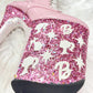 ONE OF A KIND: HI BARBIE BOOTS - 8" sz 7 - Nightshade Designs x Pleaser Custom Glitter Heels