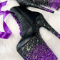 CUSTOMIZABLE DIP DYE BOOTS - Nightshade Designs x Pleaser Custom Glitter Stripper Heels