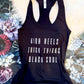 BLACK SOUL TANK - STUDIO NIGHTSHADE x NIGHTSHADE DESIGNS SHIRT - POLE DANCE APPAREL